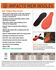 Image #3 - Impacto Anti-Fatigue Memory Foam Insoles - Men's Size 12-13, Black/orange, hi-res