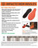 Impacto Anti-Fatigue Memory Foam Insoles - Men's Size 12-13, Black/orange, hi-res
