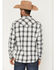 Image #4 - Moonshine Spirit&reg; Men's Smoke Stack Plaid Print Long Sleeve Snap Western Shirt, Ivory, hi-res