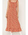 Image #3 - Cotton & Rye Women's Boot Barn Exclusive Ditsy Daisy Floral Print Sleeveless Button-Down Midi Dress, Rust Copper, hi-res
