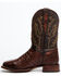 El Dorado Men's Handmade Caiman Back Brass Stockman Boots - Broad Square Toe, Bronze, hi-res