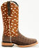 Image #2 - Ariat Women's Frontier Angelina Exotic Caiman Western Boots - Broad Square Toe, Brown, hi-res