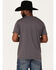 Dale Brisby Men's Pow Pow Ol' Son Graphic Short Sleeve T-Shirt , Charcoal, hi-res