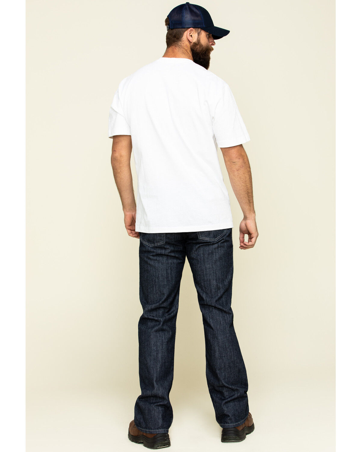 Image #5 - Ariat Men's M4 FR Armor Low Stretch Relaxed Bootcut Work Jeans, , hi-res