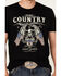 Image #4 - Cody James Men's Pure Country Short Sleeve Graphic T-Shirt, Black, hi-res