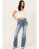 Image #1 - Idyllwind Women's Al To Vista Medium Wash Mid Rise Bootcut Stretch Denim Jeans, Medium Wash, hi-res