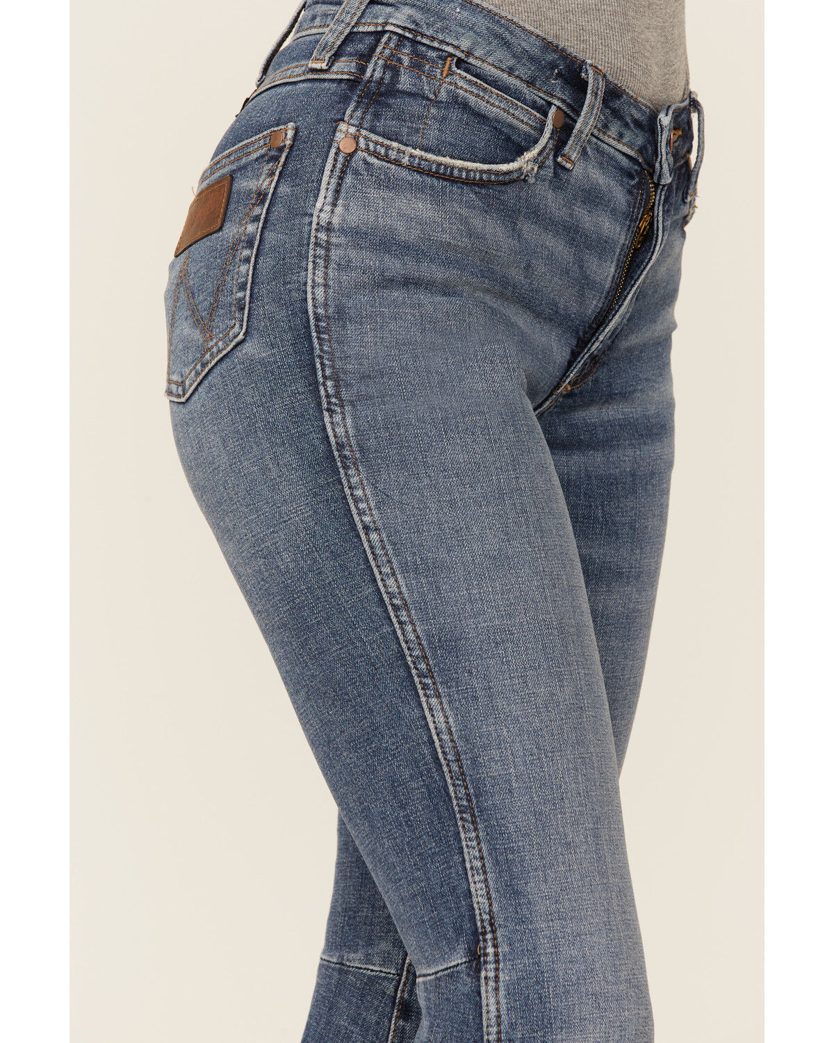 Image #2 - Wrangler Retro Women's High Rise Trumpet Flare Denim Jeans, , hi-res