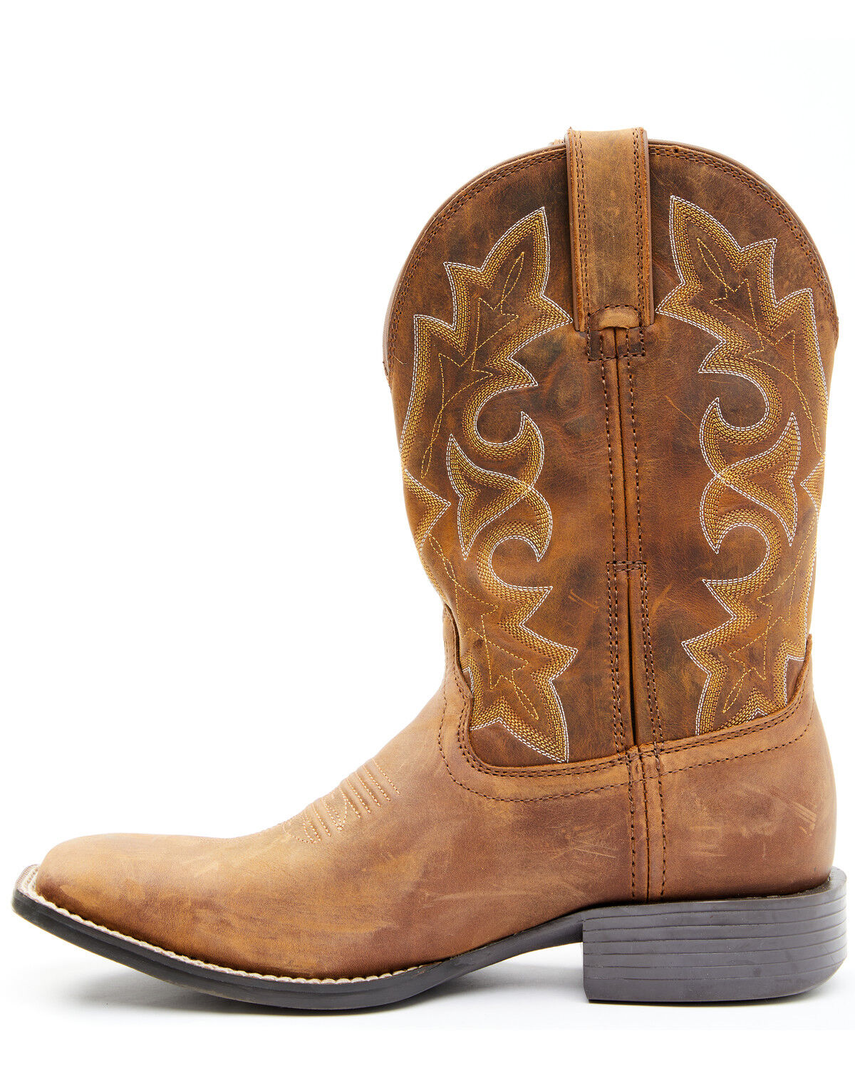 Image #3 - Durango Men's Boot Barn Exclusive Westward Western Performance Boots - Broad Square Toe, Brown, hi-res