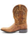 Durango Men's Westward Western Performance Boots - Broad Square Toe, Brown, hi-res