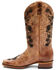 Shyanne Women's Wildflower Western Boots - Square Toe, Honey, hi-res