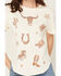 Image #3 - Idyllwind Women's Icons Short Sleeve Graphic Tee, Cream, hi-res