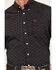 Cinch Men's Geo Print Long Sleeve Button-Down Western Shirt, Black, hi-res