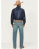 Image #3 - Cinch Men's Medium Wash Relaxed Bootcut Performance Stretch Denim Jeans, Medium Wash, hi-res