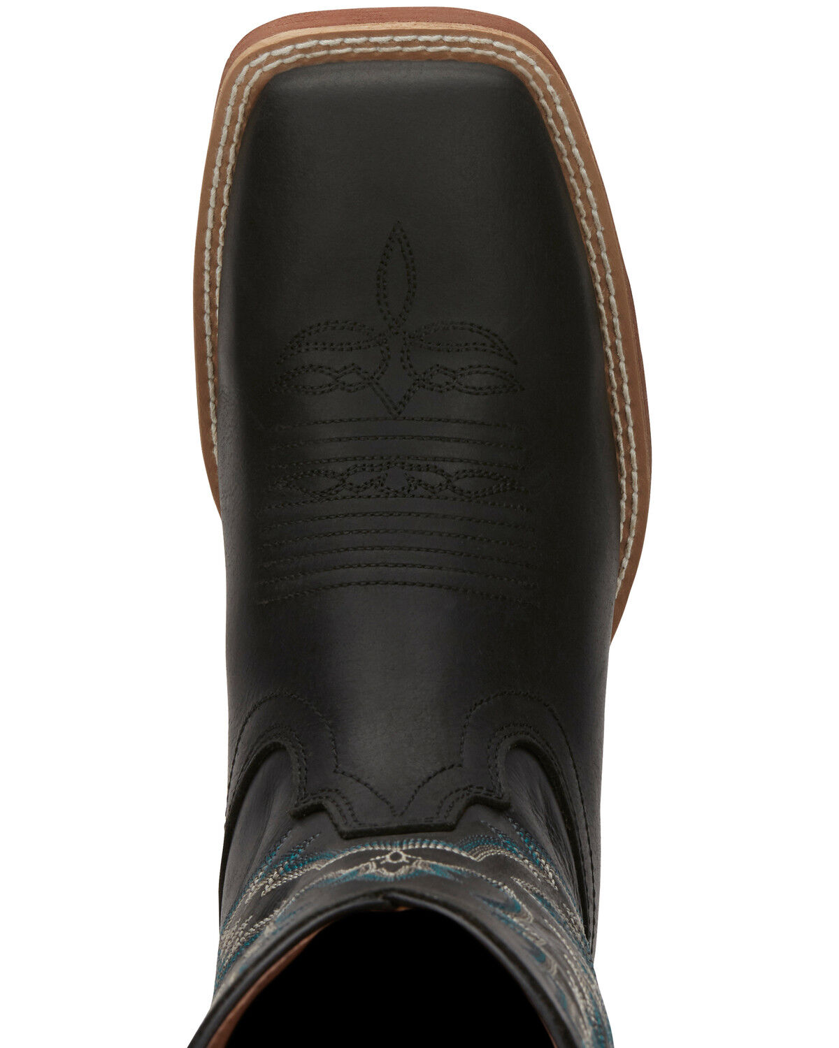 black square toe dress boots