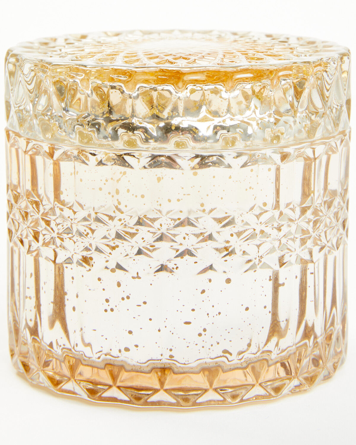 Image #2 - Boot Barn Sage & Vetiver Faceted Glass 8oz Soy Candle, Gold, hi-res