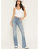 Image #1 - Idyllwind Women's Popla Medium Wash Legend High Rise Bootcut Stretch Denim Jeans, Medium Wash, hi-res