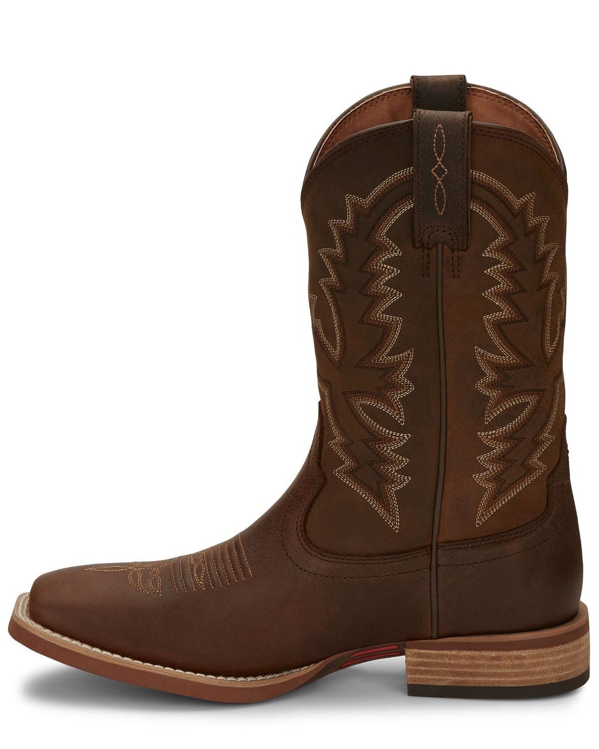 Justin Men's Tallyman Brown Western 