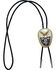 Image #2 - Western Express Men's German Silver Abalone Eagle Bolo Tie, Silver, hi-res