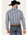 Image #4 - Cody James Men's War Hunt Southwestern Striped Print Long Sleeve Snap Western Shirt - Big, White, hi-res