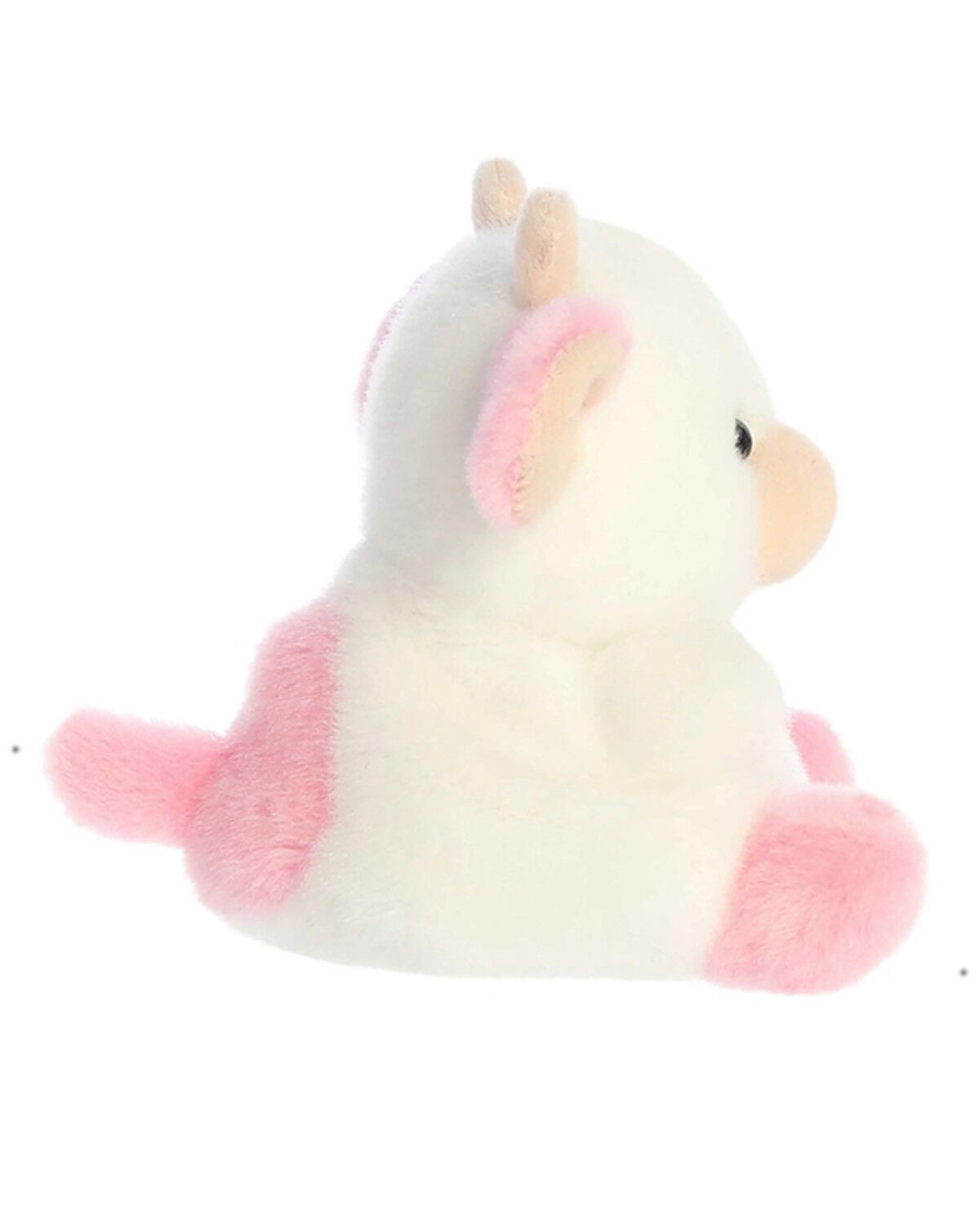 Image #2 - Aurora 5" Strawberry Cow™ Palm Pals™ Plush Toy, White, hi-res