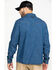 Image #2 - Hawx Men's Stonewashed Denim Snap Long Sleeve Work Shirt, Blue, hi-res