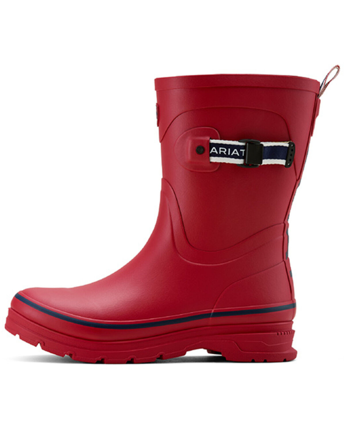 Image #2 - Ariat Women's Kelmarsh Mid Rubber Boots - Round Toe, Red, hi-res