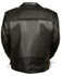 Image #2 - Milwaukee Leather Men's 4X Black Vented Side Lace Leather Motorcycle Jacket, Black, hi-res