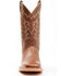 Image #4 - Justin Men's Carsen Camel Brown Cowhide Performance Leather Western Boots - Square Toe, Brown, hi-res