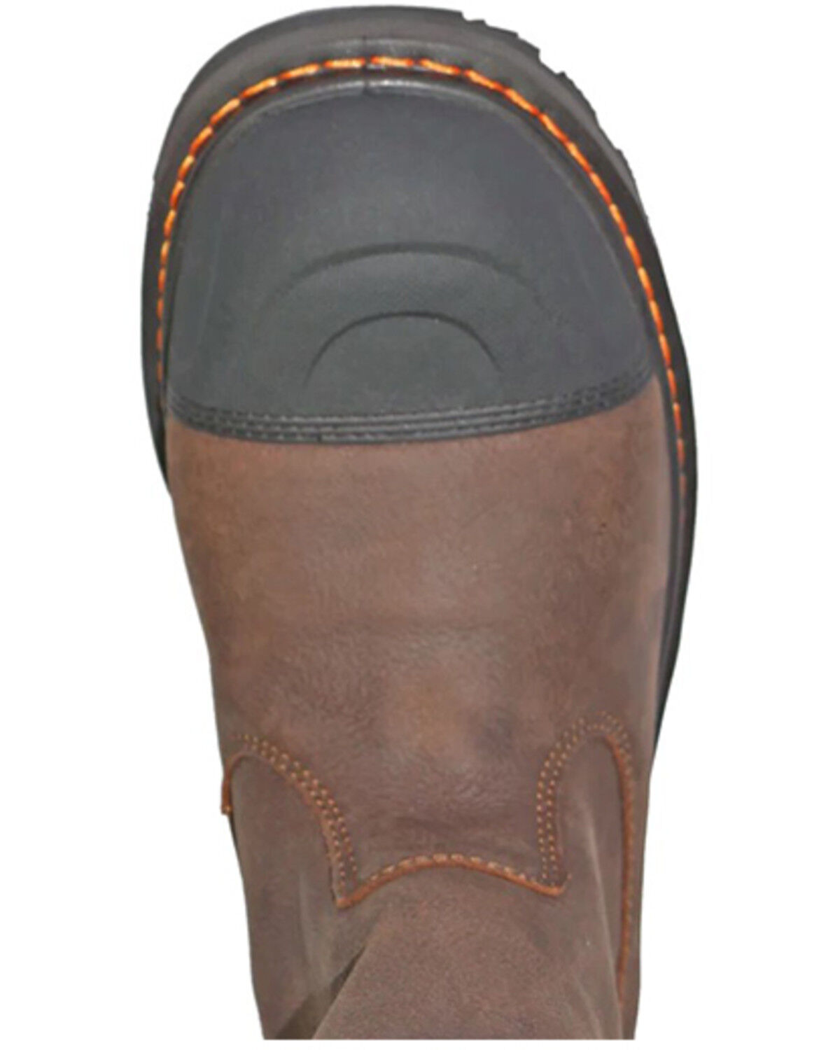Image #6 - Hoss Men's 10" Cartwright Waterproof Work Boots - Soft Toe, Brown, hi-res