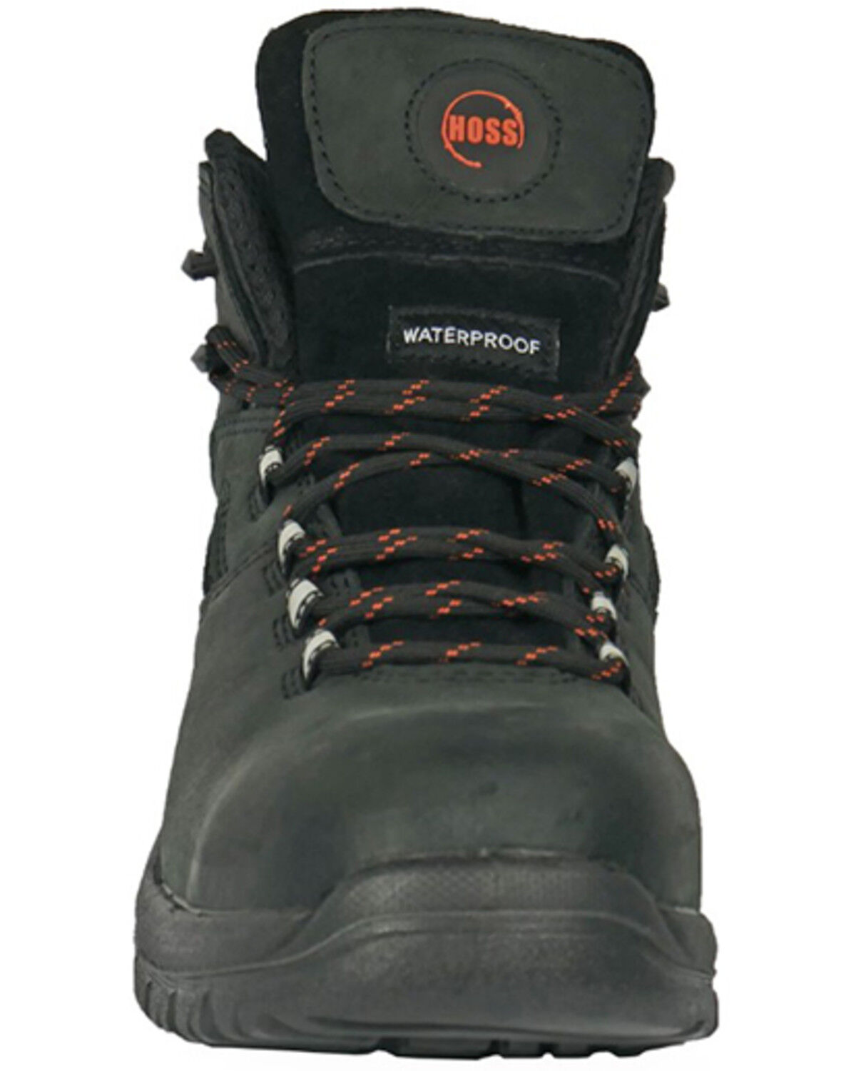 Image #4 - Hoss Men's Lorne 6" Lace-Up Work Boots - Composite Toe, Black, hi-res