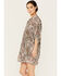 Image #2 - Revel Women's Paisley Print Mini Dress, Black, hi-res