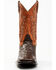 Cody James Men's Sienna Genuine Ostrich Exotic Western Boots - Broad Square Toe , Brown, hi-res