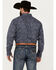 Image #4 - George Strait by Wrangler Men's Paisley Print Long Sleeve Button-Down Western Shirt - Tall , Navy, hi-res