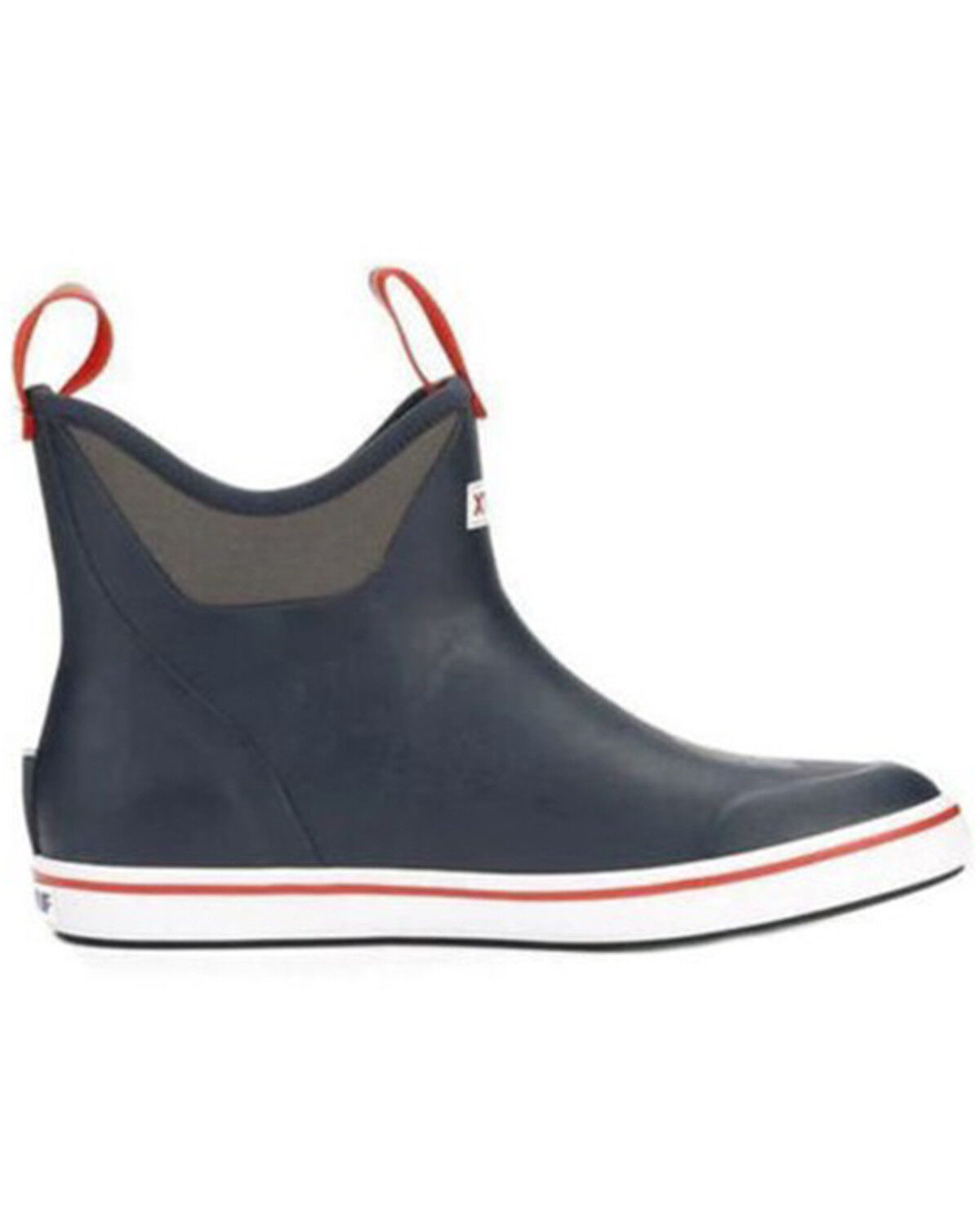 Image #2 - Xtratuf Men's 6" Ankle Deck Boots - Round Toe, Navy, hi-res