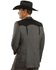 Image #2 - Circle S Men's Boise Western Suit Coat - Short, Reg, Tall, Hthr Charcoal, hi-res