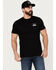 Image #1 - Brixton Men's Linwood Logo Short Sleeve T-Shirt, Black, hi-res
