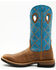 Image #3 - Twisted X Men's 12" Tech Western Performance Boots - Broad Square Toe, Blue, hi-res