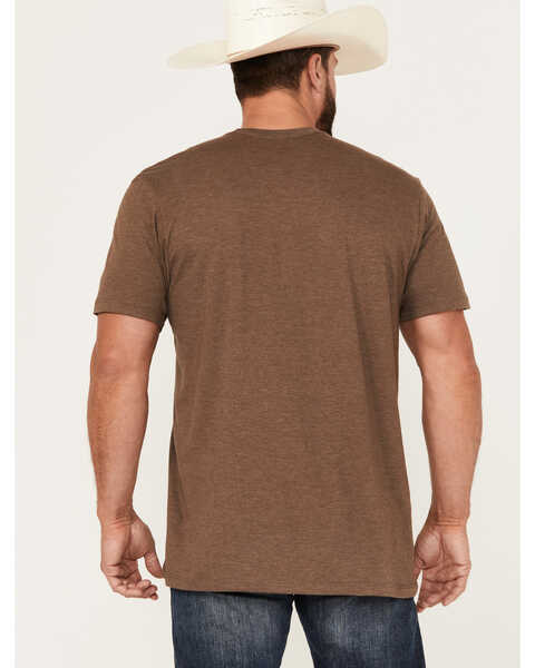 Image #4 - Cody James Men's Deadmans Hand Short Sleeve Graphic T-Shirt, Rust Copper, hi-res