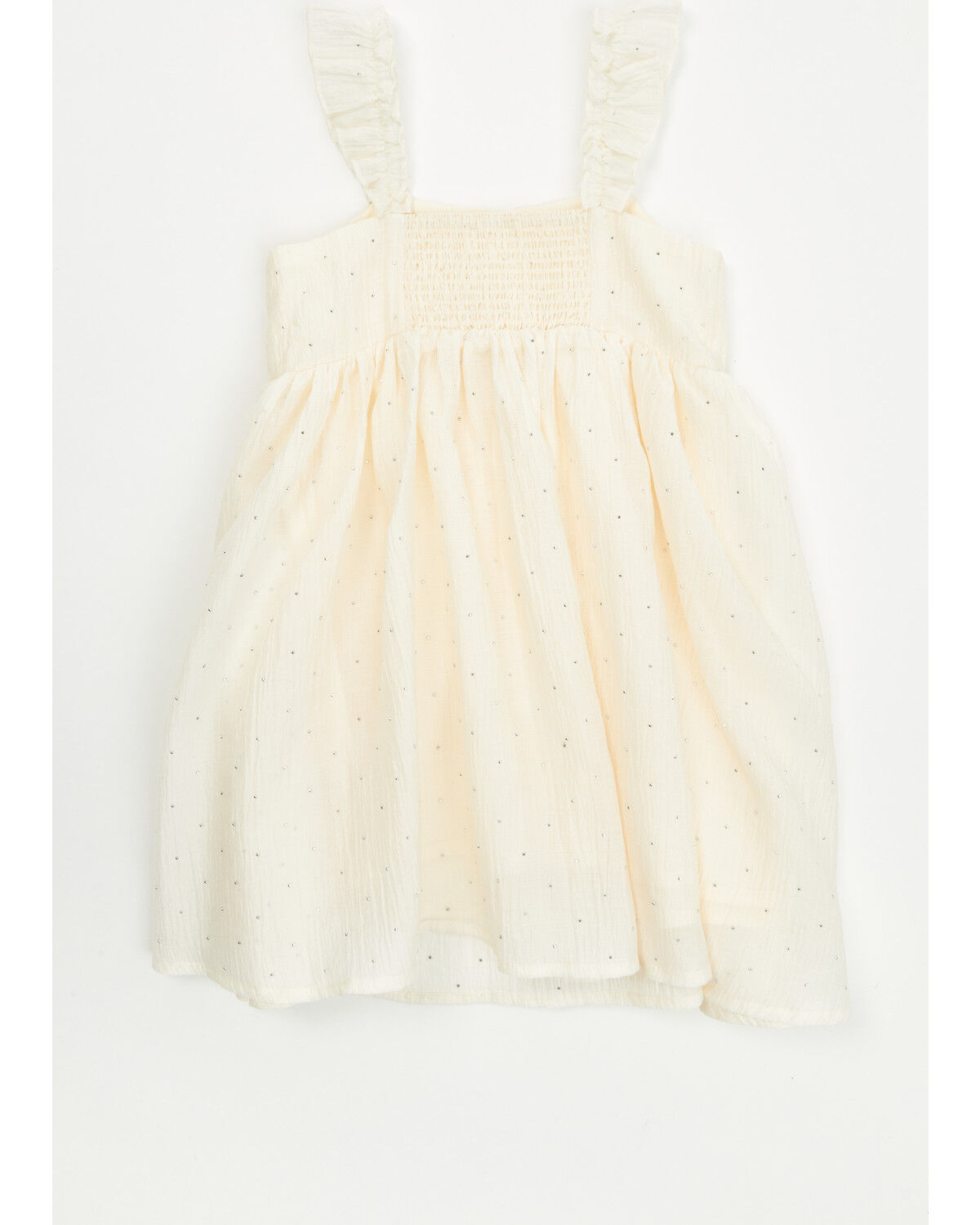 Image #3 - Yura Toddler Girls' Embellished Sleeveless Dress, White, hi-res