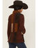 Image #4 - Wrangler X Lainey Wilson Women's Corduroy Patchwork Blazer, Brown, hi-res