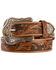Image #1 - Tony Lama Men's Western Ride Leather Belt, Tan, hi-res