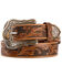 Image #1 - Tony Lama Men's Western Ride Leather Belt - Reg & Big, Tan, hi-res