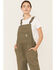 Image #2 - Carhartt Women's Force® Relaxed Fit Ripstop Bib Overalls , Olive, hi-res