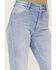 Image #2 - Rolla's Women's Light Medium Wash High Rise Bleeker Original Straight Jeans , Medium Wash, hi-res