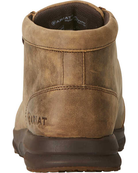 Image #5 - Ariat Men's Spitfire Shoes - Moc Toe, Dark Brown, hi-res