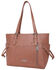 Trinity Ranch Women's Hair-On Cowhide Tote Bag, Brown, hi-res