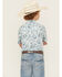 Image #4 - Cody James Boys' Frontier Threads Paisley Print Short Sleeve Snap Western Shirt, White, hi-res