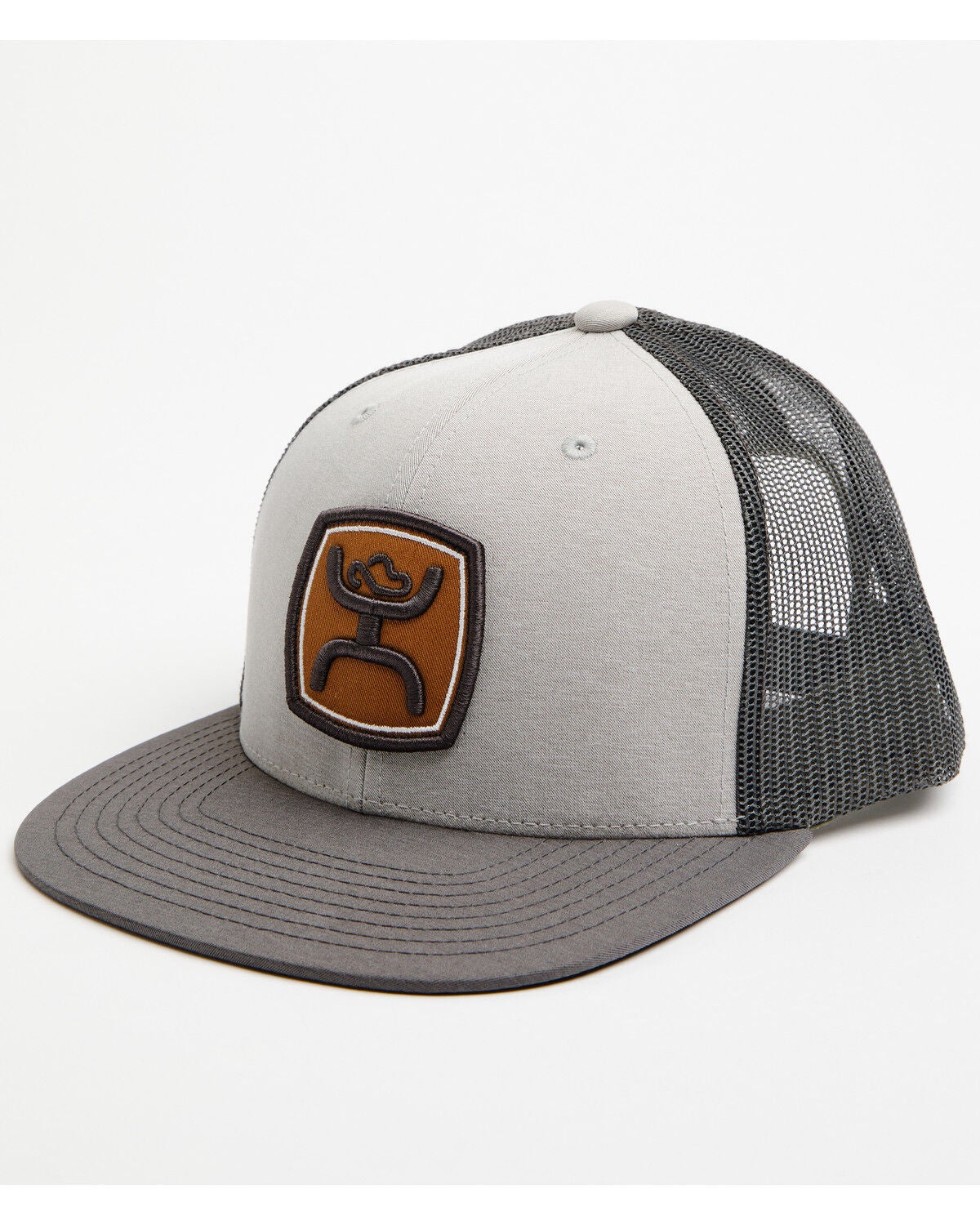 Hooey Men's Zenith Trucker Cap, Grey, hi-res