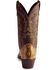 Laredo Men's Python Print Western Boots - Pointed Toe, Brown, hi-res