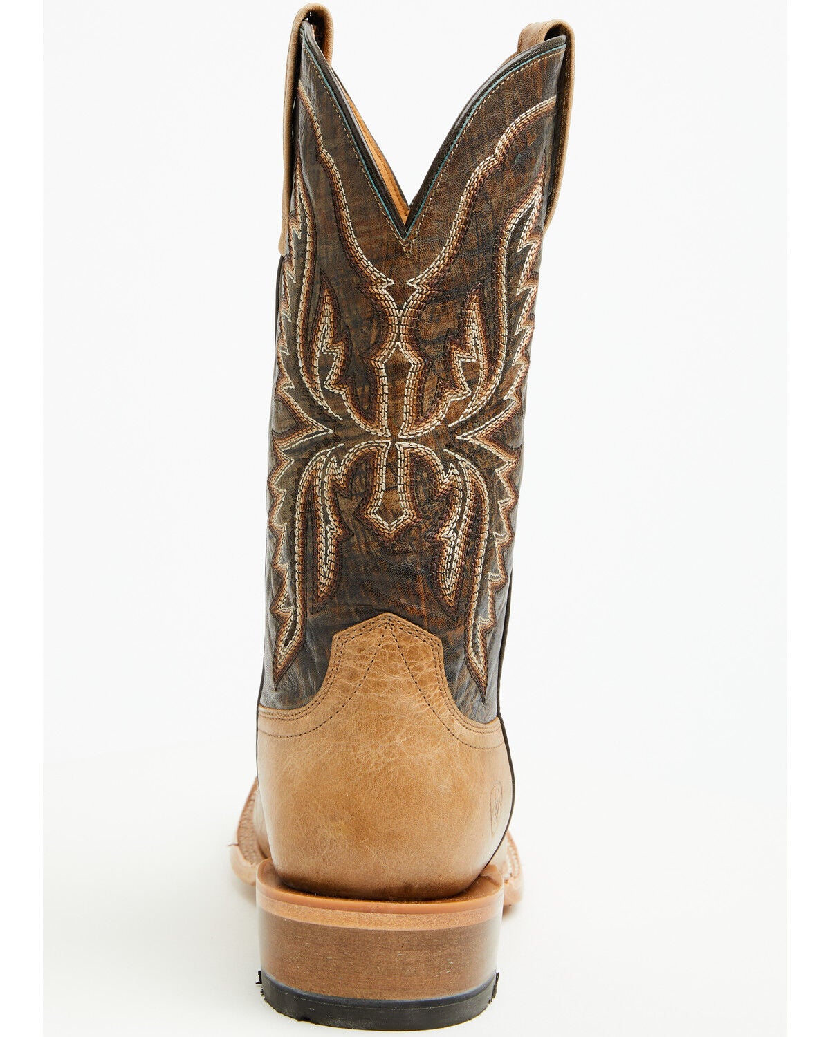 Image #5 - Ariat Men's Preston Western Boots - Broad Square Toe, Cream, hi-res